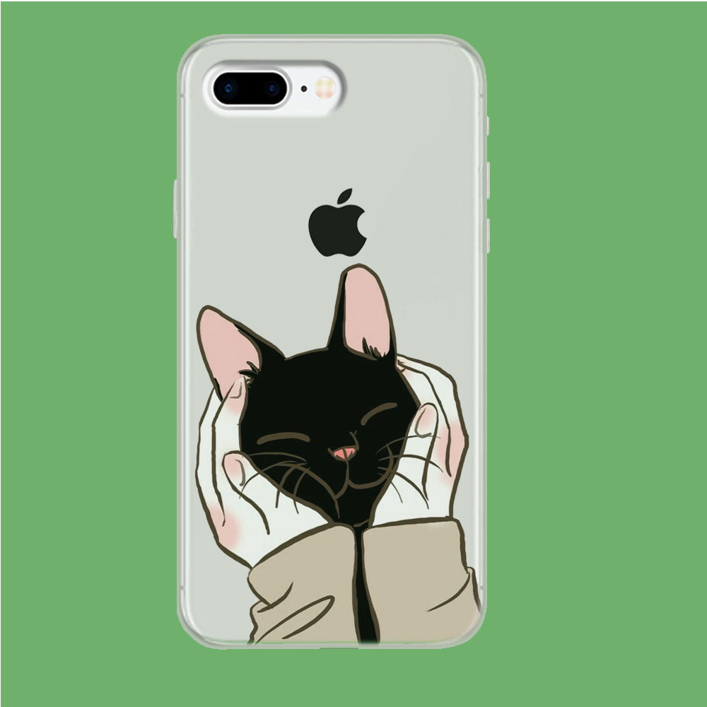 Magic of Black Cat iPhone 8 Plus Clear Case