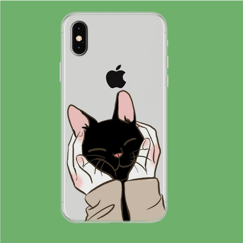 Magic of Black Cat iPhone Xs Max Clear Case