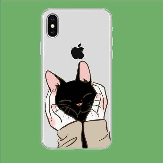 Magic of Black Cat iPhone Xs Clear Case
