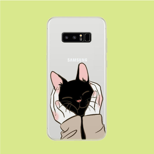 Magic of Black Cat Samsung Galaxy Note 8 Clear Case