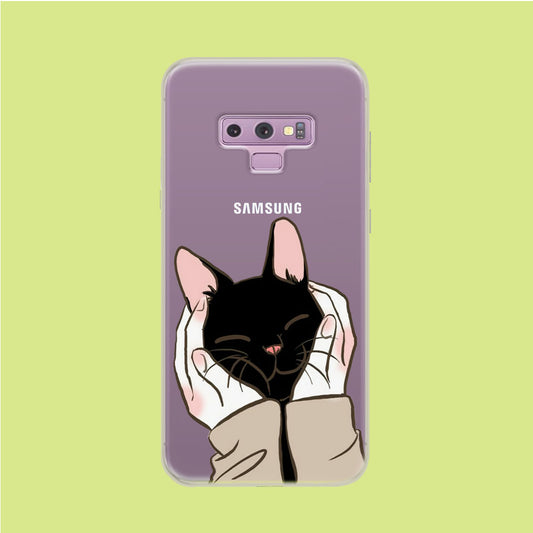 Magic of Black Cat Samsung Galaxy Note 9 Clear Case
