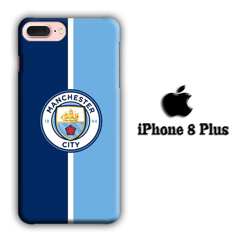 Man. City Ray of Hope iPhone 8 Plus 3D Case