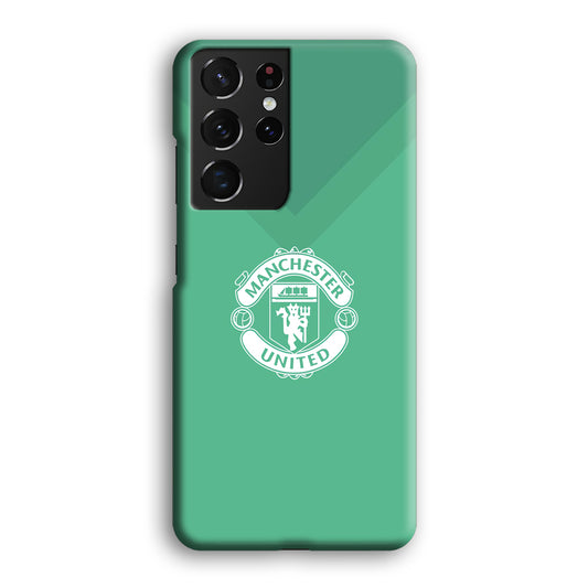 Manchester United Green Crown Samsung Galaxy S21 Ultra 3D Case
