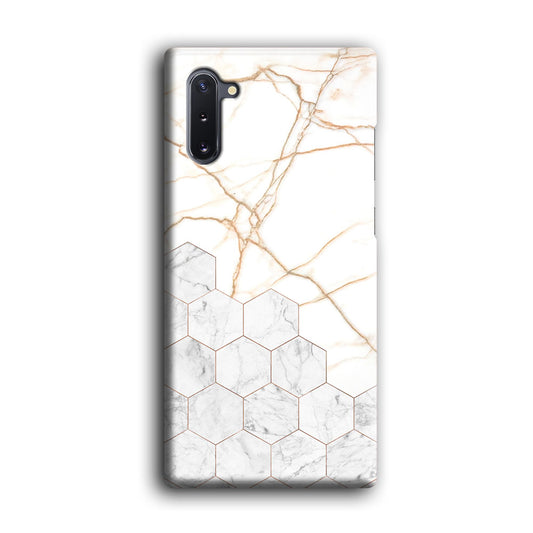 Marble Hexagon Link Samsung Galaxy Note 10 3D Case