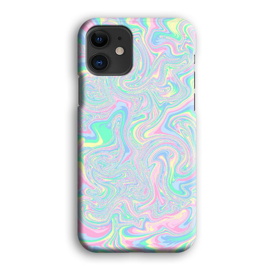 Marble Rainbow Vision iPhone 12 3D Case