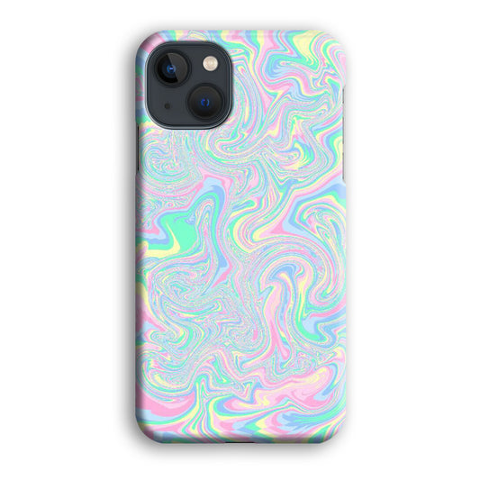 Marble Rainbow Vision iPhone 13 3D Case