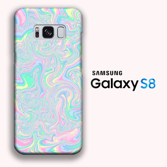 Marble Rainbow Vision Samsung Galaxy S8 3D Case