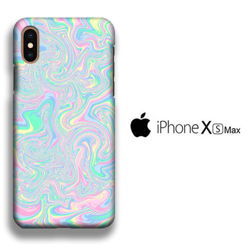 Marble Rainbow Vision iPhone Xs Max 3D Case