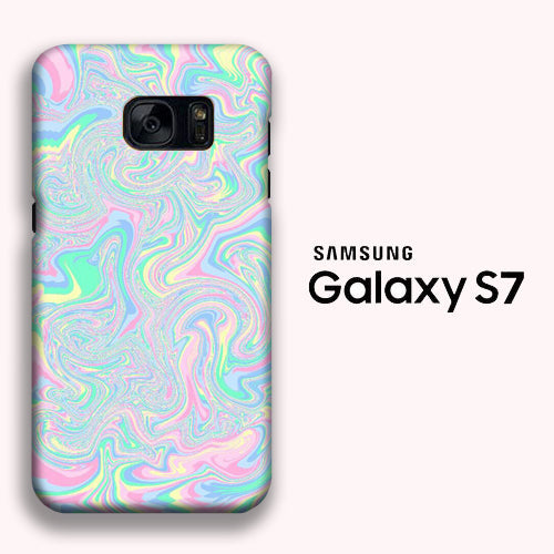 Marble Rainbow Vision Samsung Galaxy S7 3D Case