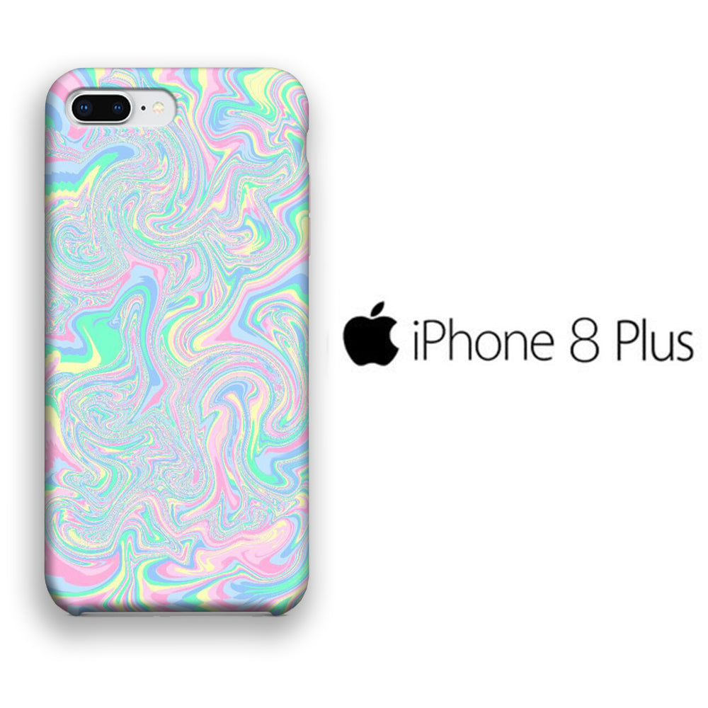 Marble Rainbow Vision iPhone 8 Plus 3D Case