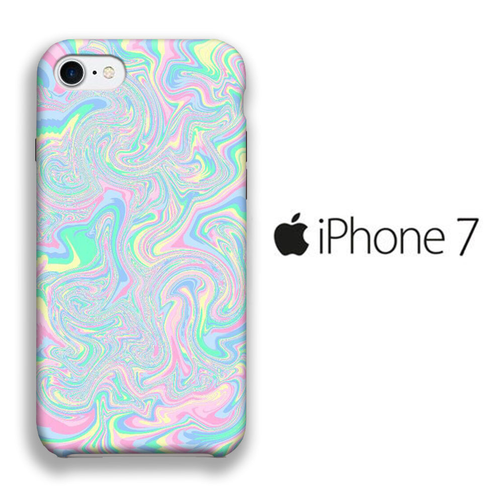 Marble Rainbow Vision iPhone 7 3D Case