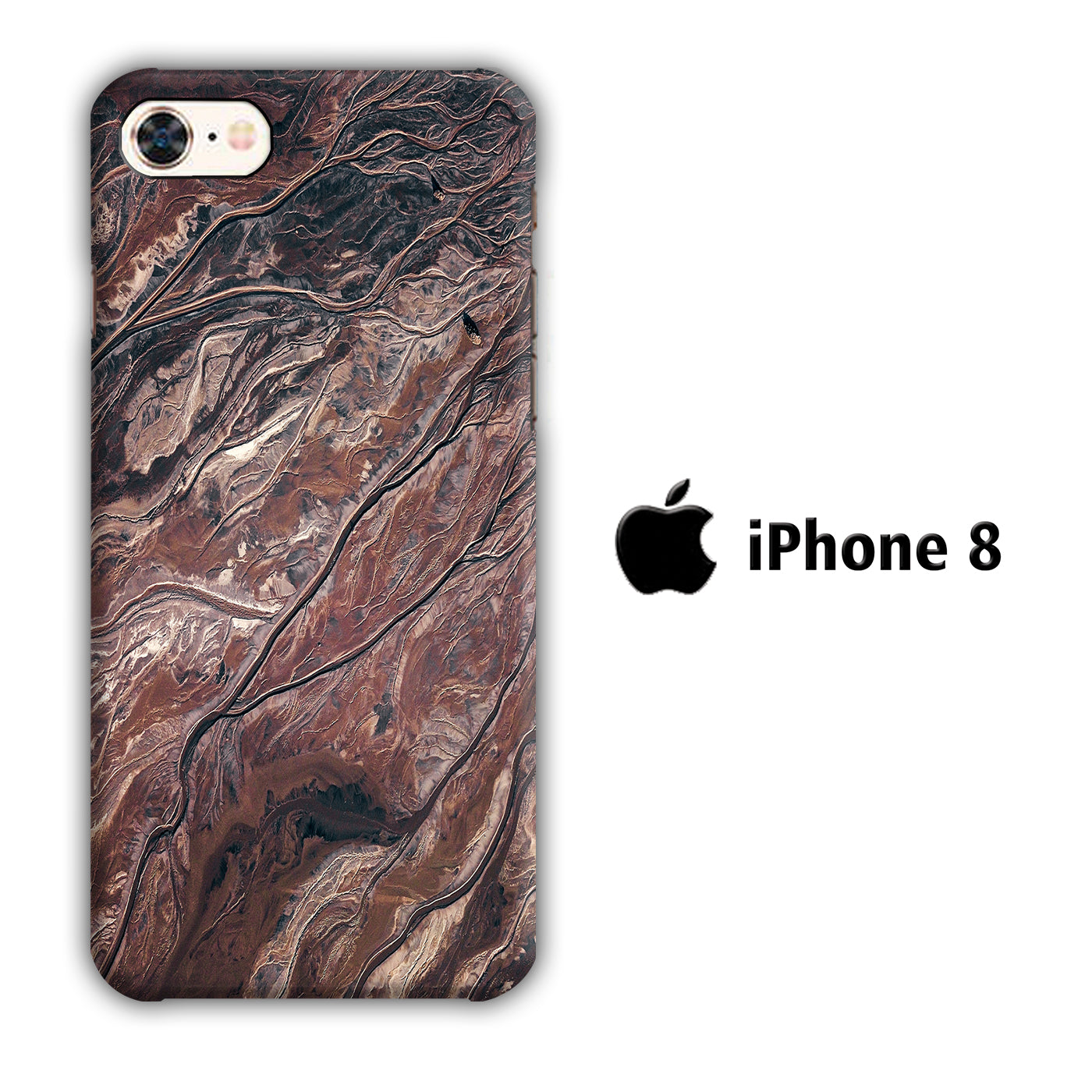 Marble WoodiPhone 8 3D Case - cleverny - 3D Case