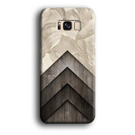 Marble Wood Stuffing Samsung Galaxy S8 Plus 3D Case