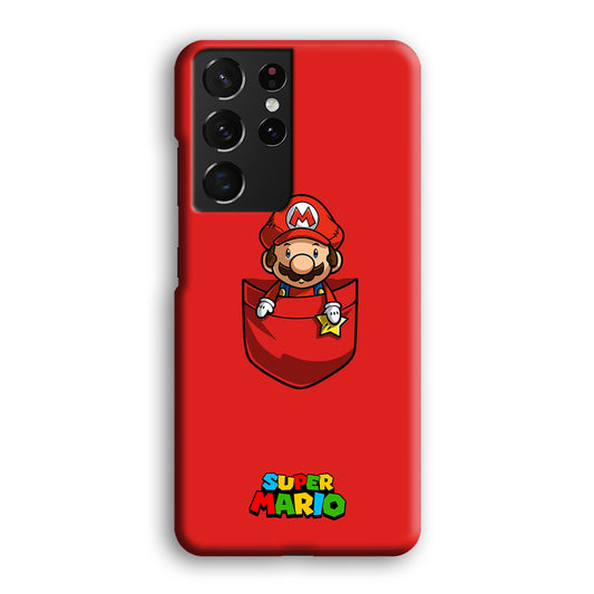 Mario Bros Pocket Kit Samsung Galaxy S21 Ultra 3D Case
