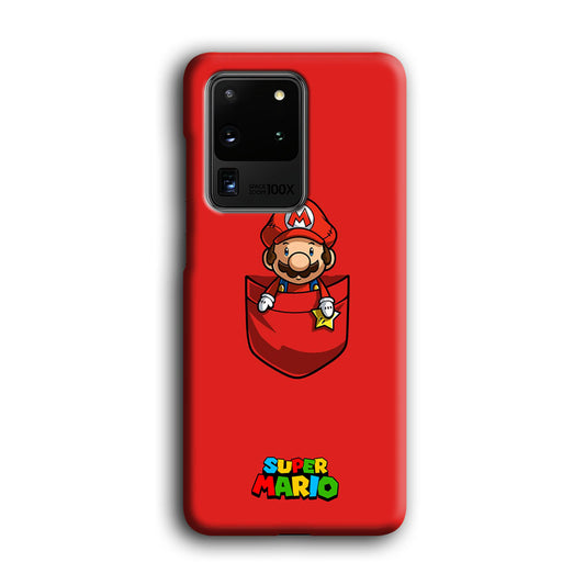 Mario Bros Pocket Kit Samsung Galaxy S20 Ultra 3D Case