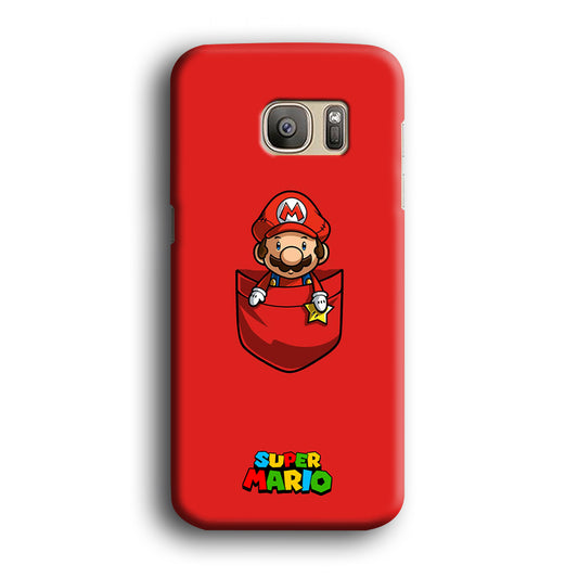 Mario Bros Pocket Kit Samsung Galaxy S7 3D Case