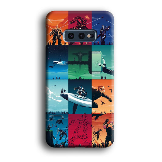 Marvel Promenade of The Heroes Samsung Galaxy S10E 3D Case