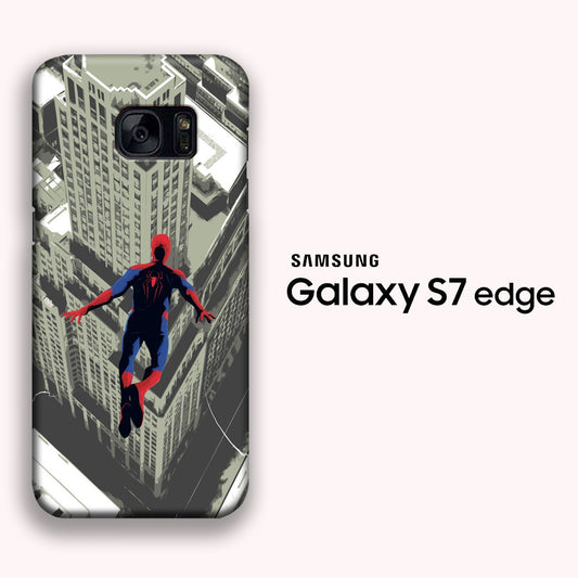 Marvel Spiderman Jump Samsung Galaxy S7 Edge 3D Case