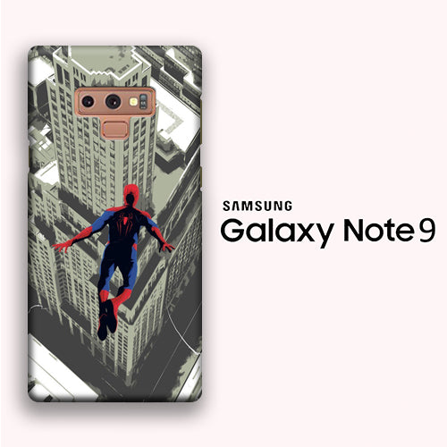 Marvel Spiderman Jump Samsung Galaxy Note 9 3D Case