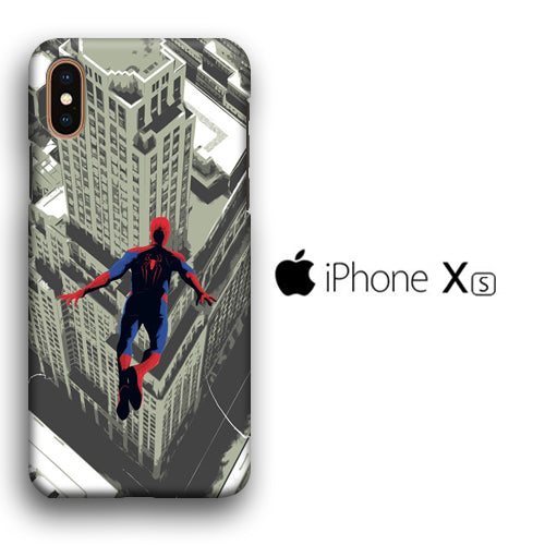 Marvel Spiderman Jump iPhone Xs 3D Case