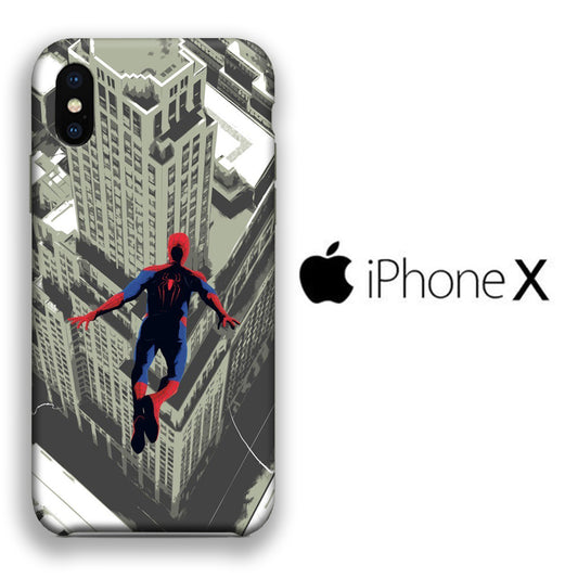 Marvel Spiderman Jump iPhone X 3D Case
