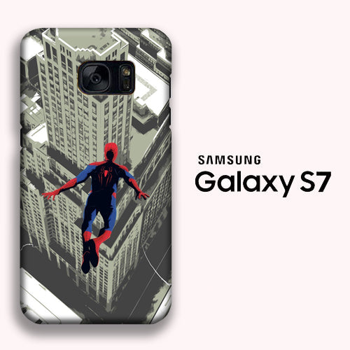 Marvel Spiderman Jump Samsung Galaxy S7 3D Case