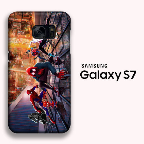 Marvel Spiderman Squad Samsung Galaxy S7 3D Case