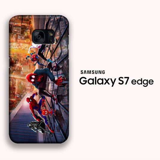 Marvel Spiderman Squad Samsung Galaxy S7 Edge 3D Case