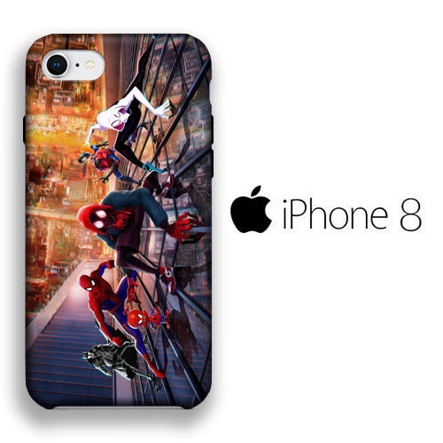 Marvel Spiderman Squad iPhone 8 3D Case