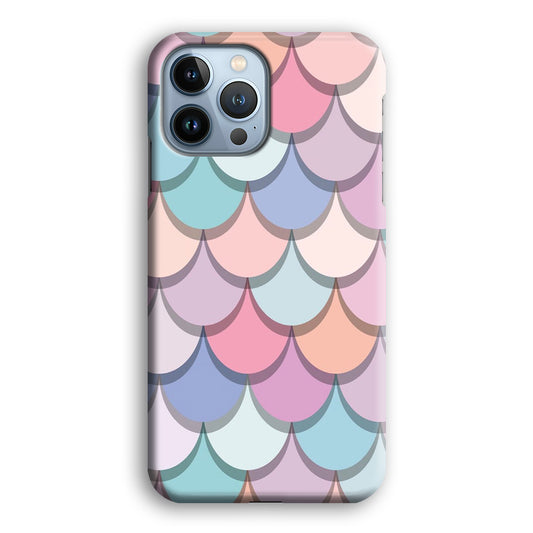 Mermaid Patern Soft Colour iPhone 13 Pro 3D Case