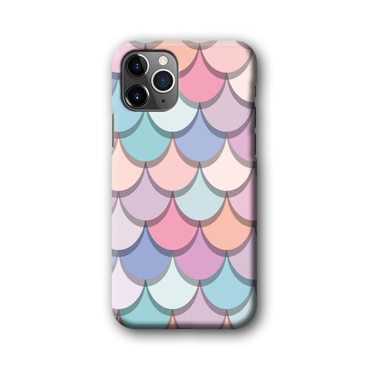 Mermaid Patern Soft Colour iPhone 11 Pro Max 3D Case