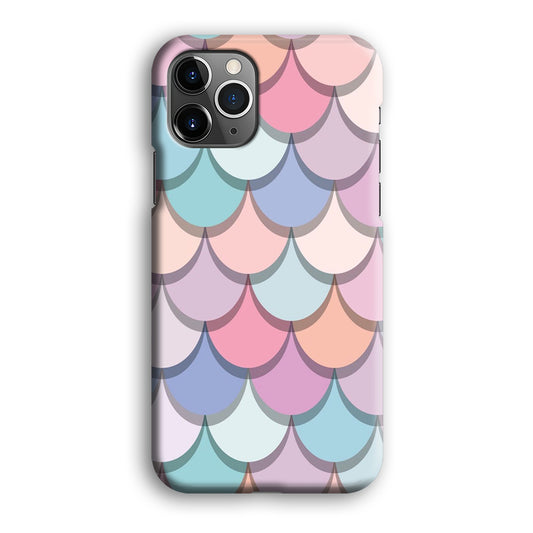Mermaid Patern Soft Colour iPhone 12 Pro Max 3D Case