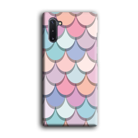 Mermaid Patern Soft Colour Samsung Galaxy Note 10 3D Case