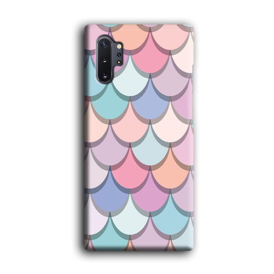 Mermaid Patern Soft Colour Samsung Galaxy Note 10 Plus 3D Case