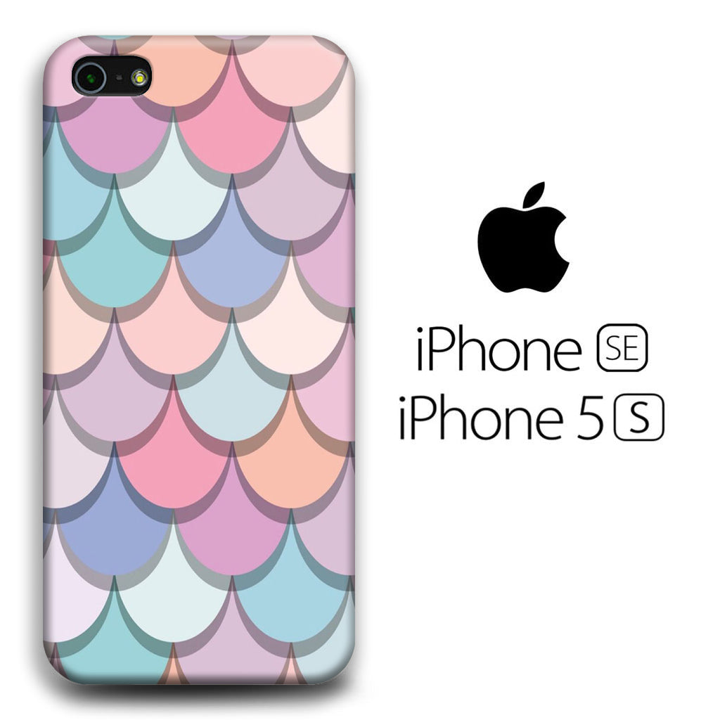 Mermaid Patern Soft Colour iPhone 5 | 5s 3D Case