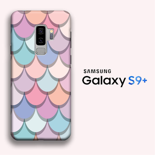 Mermaid Patern Soft Colour Samsung Galaxy S9 Plus 3D Case