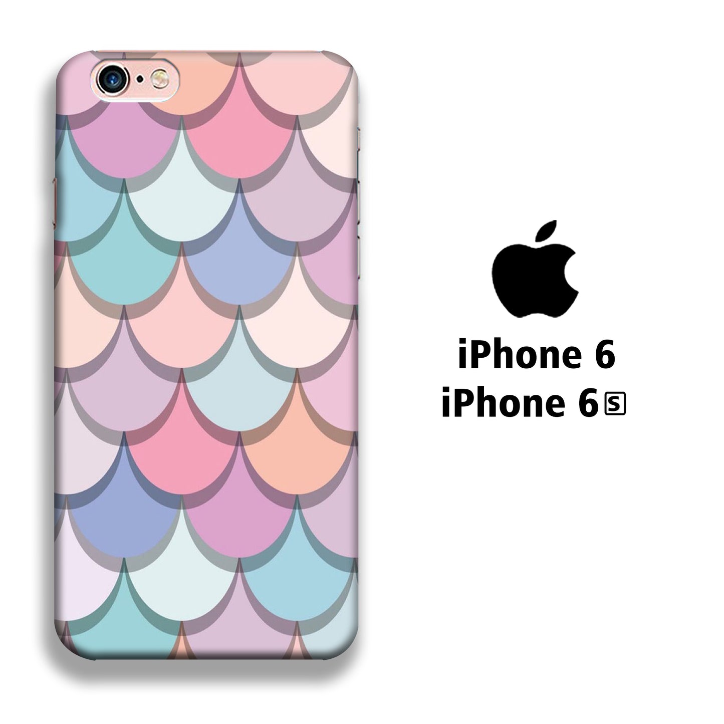 Mermaid Patern Soft Colour iPhone 6 | 6s 3D Case