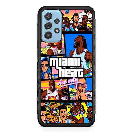 Miami Heat Star of Vice City Samsung Galaxy A52 Case