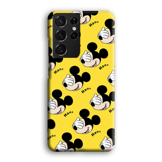 Mickey Mouse Hide From You Samsung Galaxy S21 Ultra 3D Case