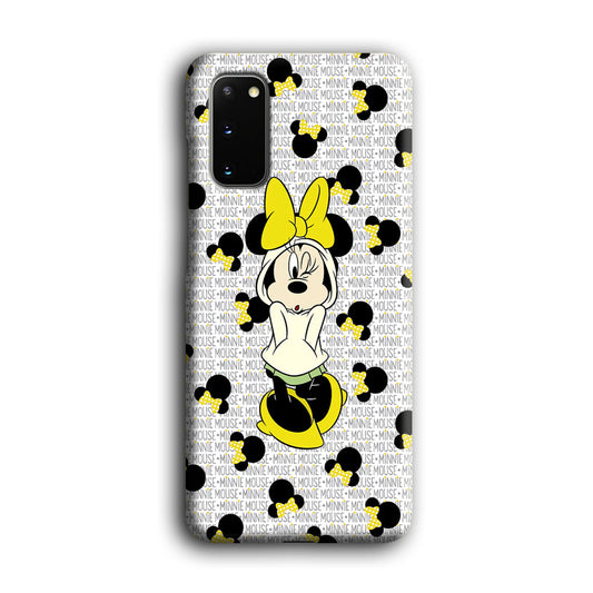 Mickey Mouse Minnie in Hoodie Samsung Galaxy S20 3D Case
