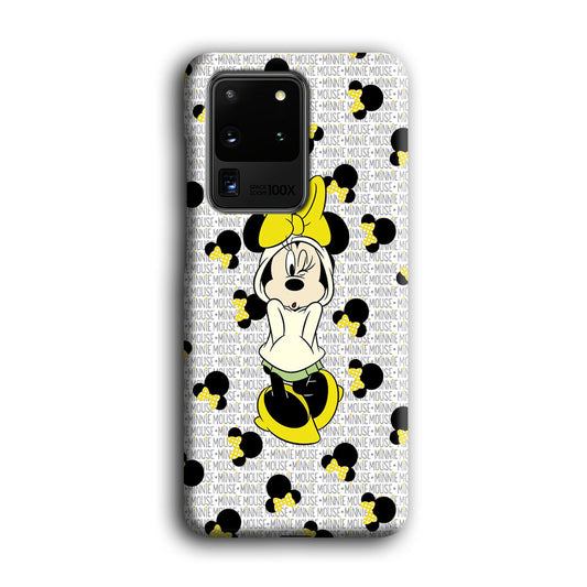 Mickey Mouse Minnie in Hoodie Samsung Galaxy S20 Ultra 3D Case