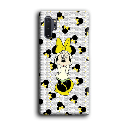 Mickey Mouse Minnie in Hoodie Samsung Galaxy Note 10 Plus 3D Case