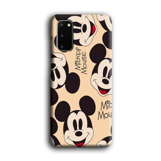 Mickey Mouse Smile Show Off Samsung Galaxy S20 3D Case