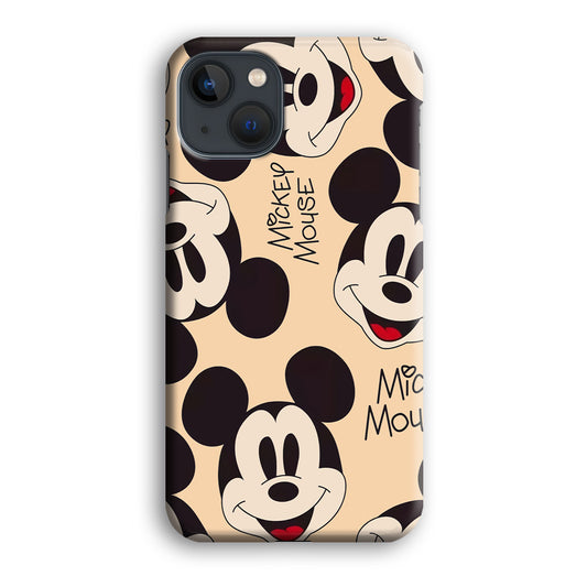 Mickey Mouse Smile Show Off iPhone 13 3D Case