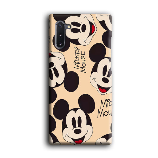 Mickey Mouse Smile Show Off Samsung Galaxy Note 10 3D Case
