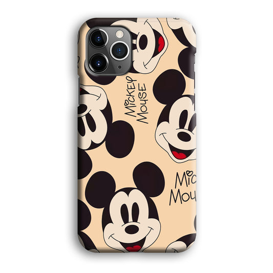Mickey Mouse Smile Show Off iPhone 12 Pro 3D Case