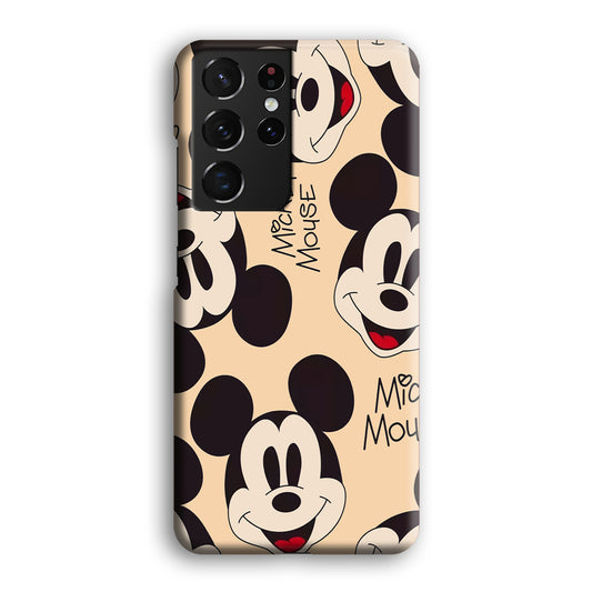 Mickey Mouse Smile Show Off Samsung Galaxy S21 Ultra 3D Case