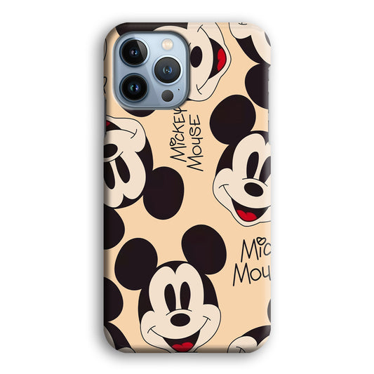 Mickey Mouse Smile Show Off iPhone 13 Pro 3D Case