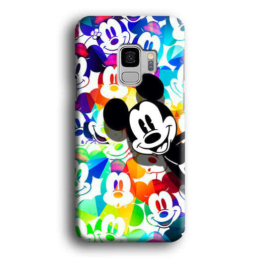 Mickey Pop Colour Samsung Galaxy S9 3D Case