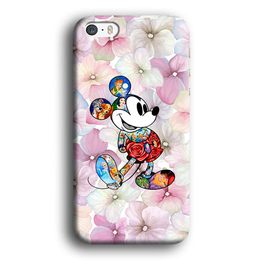 Mickey Colored on Flower iPhone 5 | 5s 3D Case
